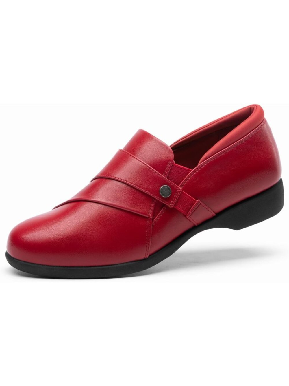 Dream Pairs Women's Red Comfortable Arch Support Casual Dressy Loafers